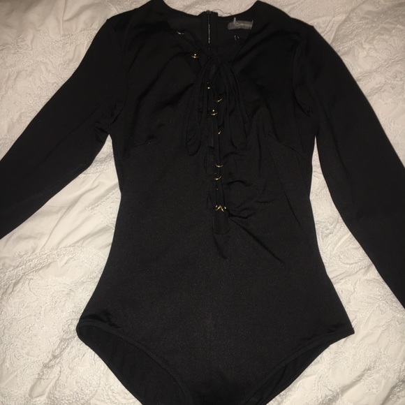 LF lace up bodysuit - Picture 3 of 4
